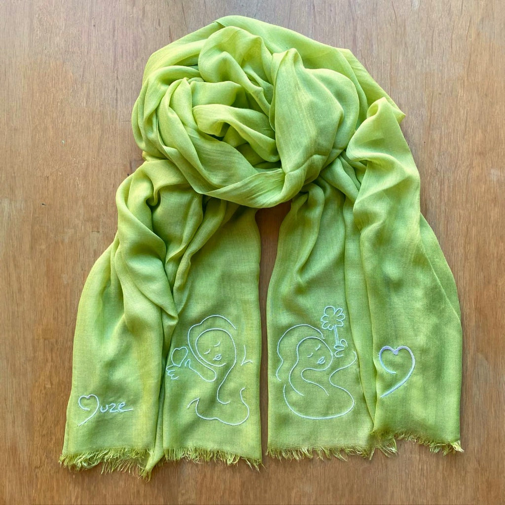 Muze Scarf -Green